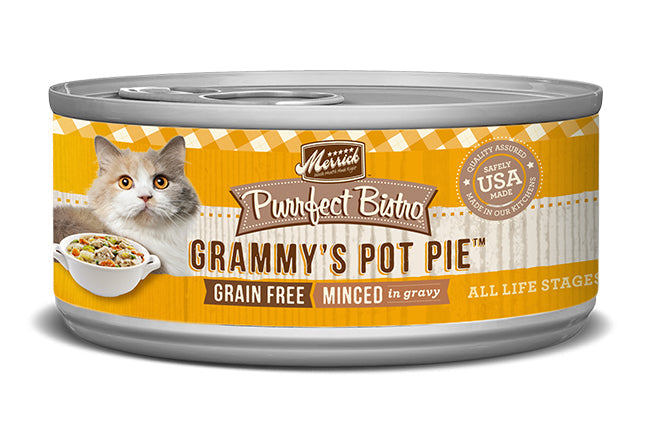 MERRICK CAT PURRFECT BISTRO GRAIN FREE MINCED GRAMMYS 5.5oz.(Case of 24)