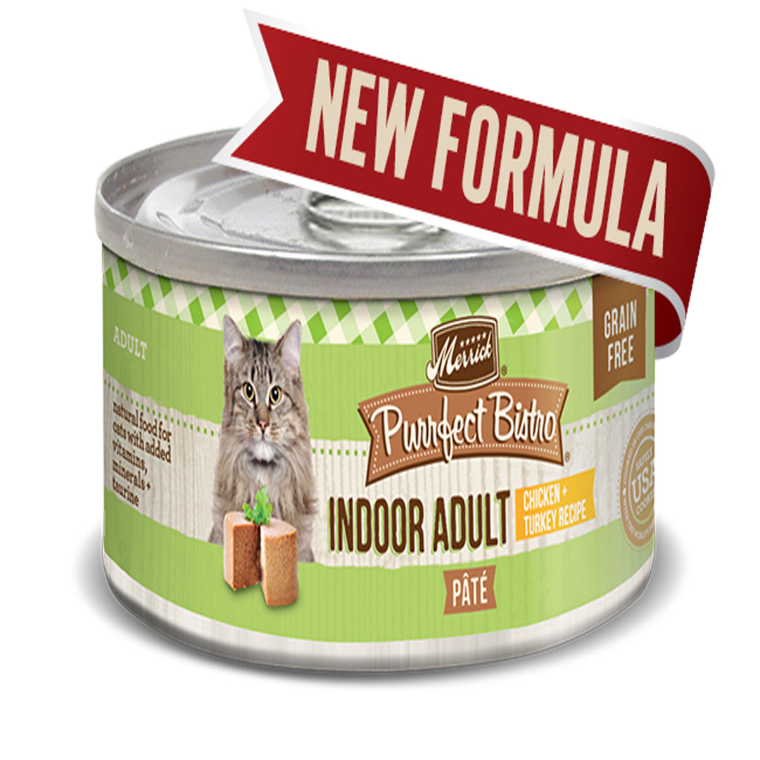 Merrick Cat Purrfect Bistro Pate Indoor Chicken 3oz.