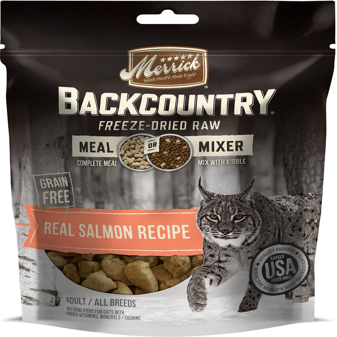 Merrick Cat Backcountry Freeze-Dried Salmon Mixer 4oz.