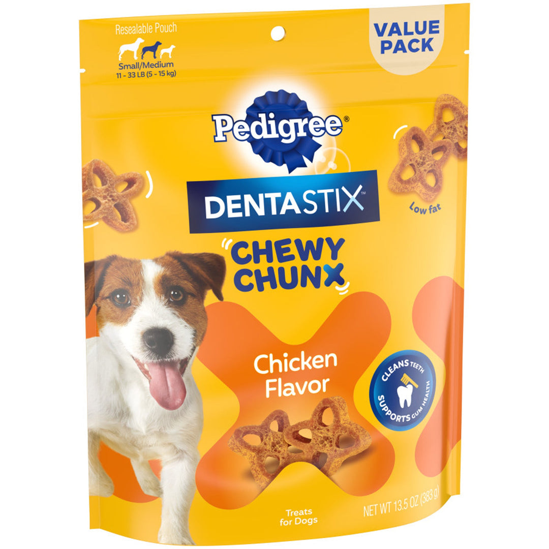 Pedigree Dentastix Chewy Chunx Dog Treat Chicken 1ea/13.5 oz, SM/MD