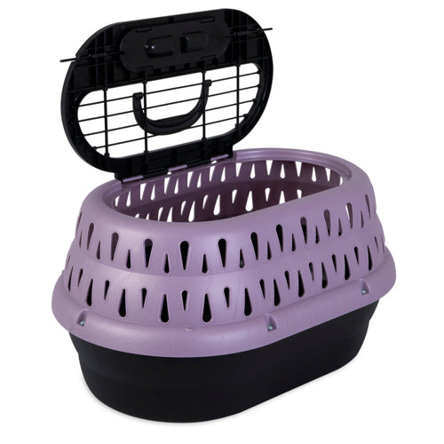 Petmate Top Load Cat Kennel Purple Grape 1ea/19 in