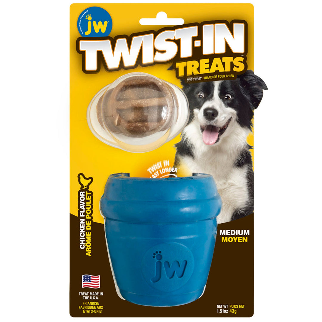 JW Pet Twist-In Treat Refill Chicken 1ea/MD