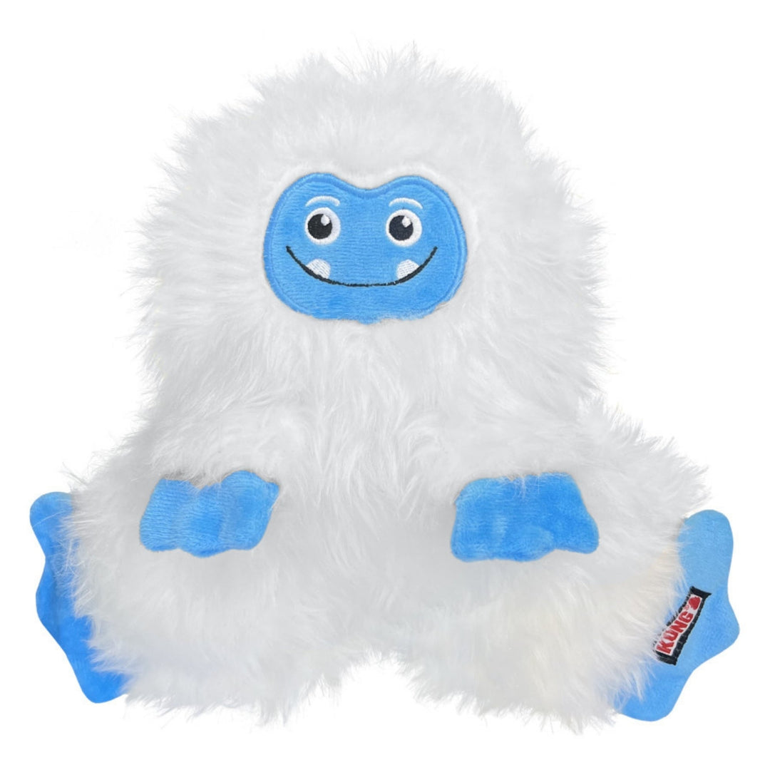 KONG Holiday Frizzles Yeti Dog Toy 1ea/MD/LG