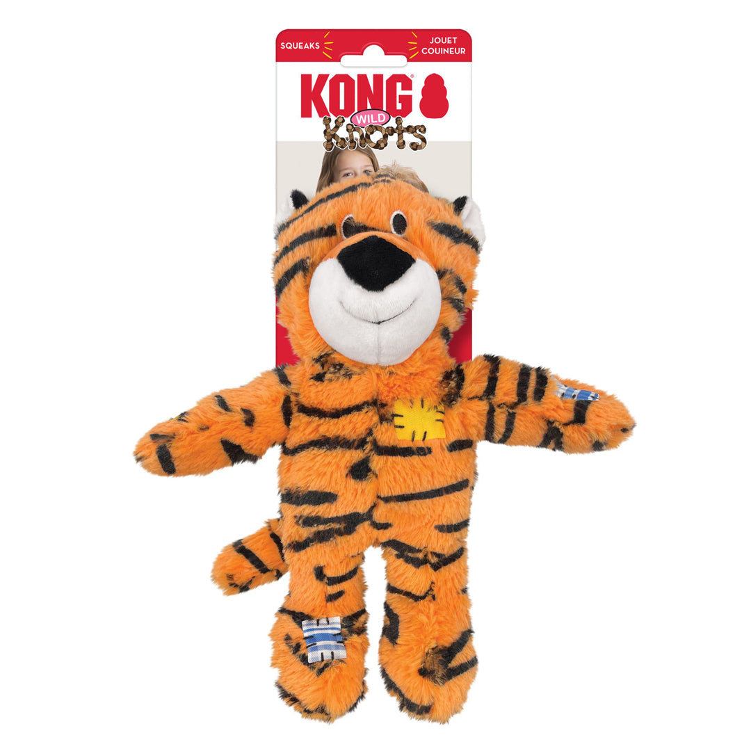 KONG Wild Knots Dog Toy Tiger 1ea/MD/LG