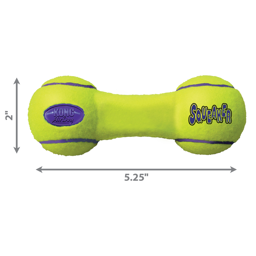 KONG Air Dog Squeaker Dumbbell Dog Toy 1ea/SM