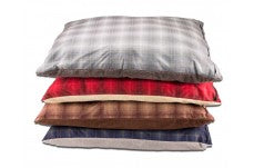 DMC Reversible Brushed Plaid Pet Bed Assorted 1ea/35 in By 44 in