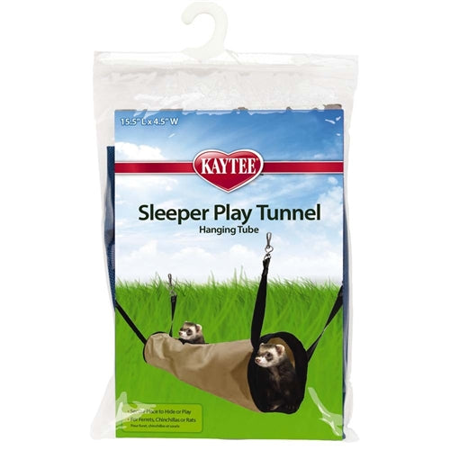 Kaytee Simple Sleeper Play Tunnel Pink, Purple, Blue, Green 1ea/15 in X 4.5 in