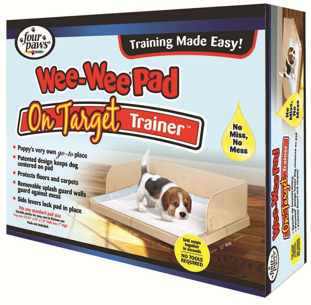 Four Paws Wee-Wee Pad On Target Trainer Dog And Puppy Training Tray