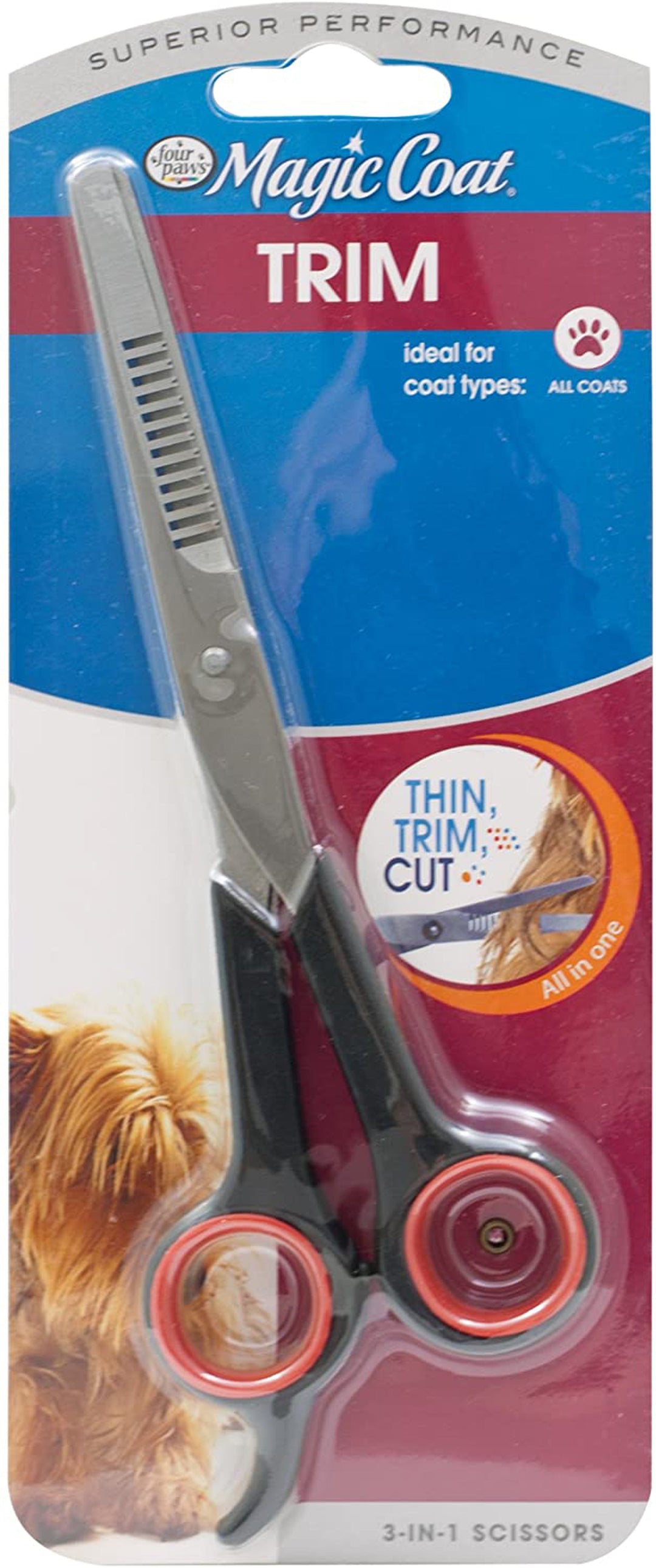 Four Paws Magic Coat 3-in-1 Grooming Scissors for Dogs 1ea/One Size