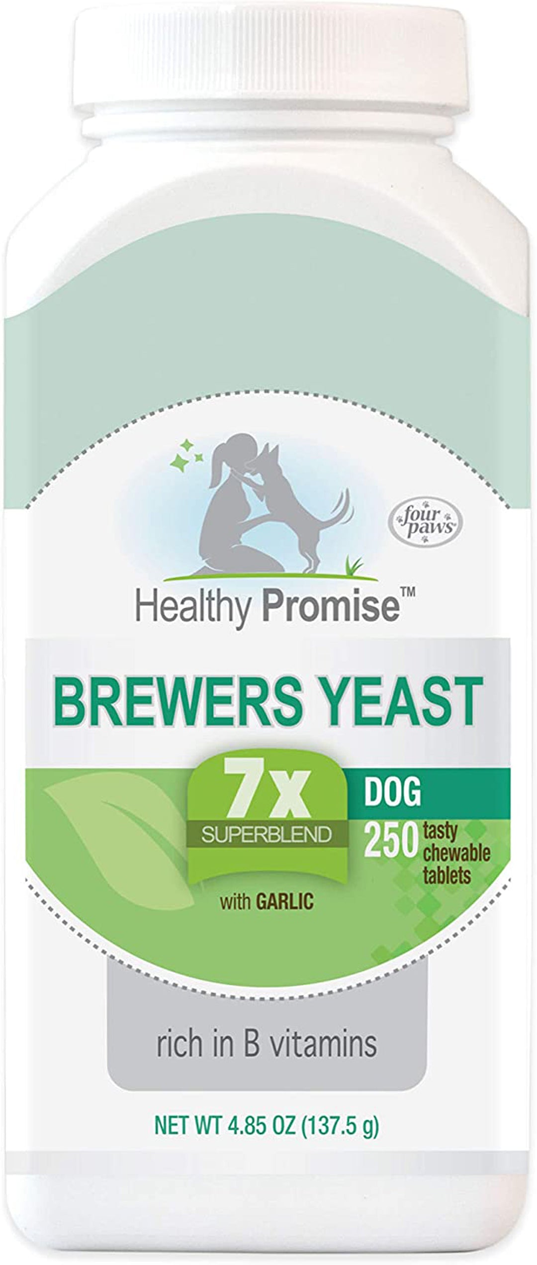 Four Paws Healthy Promise Brewers Yeast for Dogs Immunity 1ea/250 ct