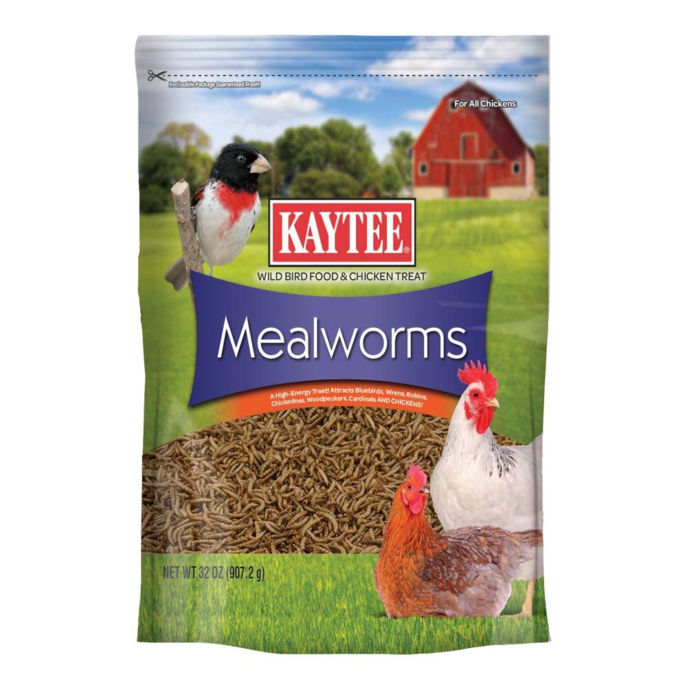 Kaytee Mealworm Food Pouch 1ea/32 oz