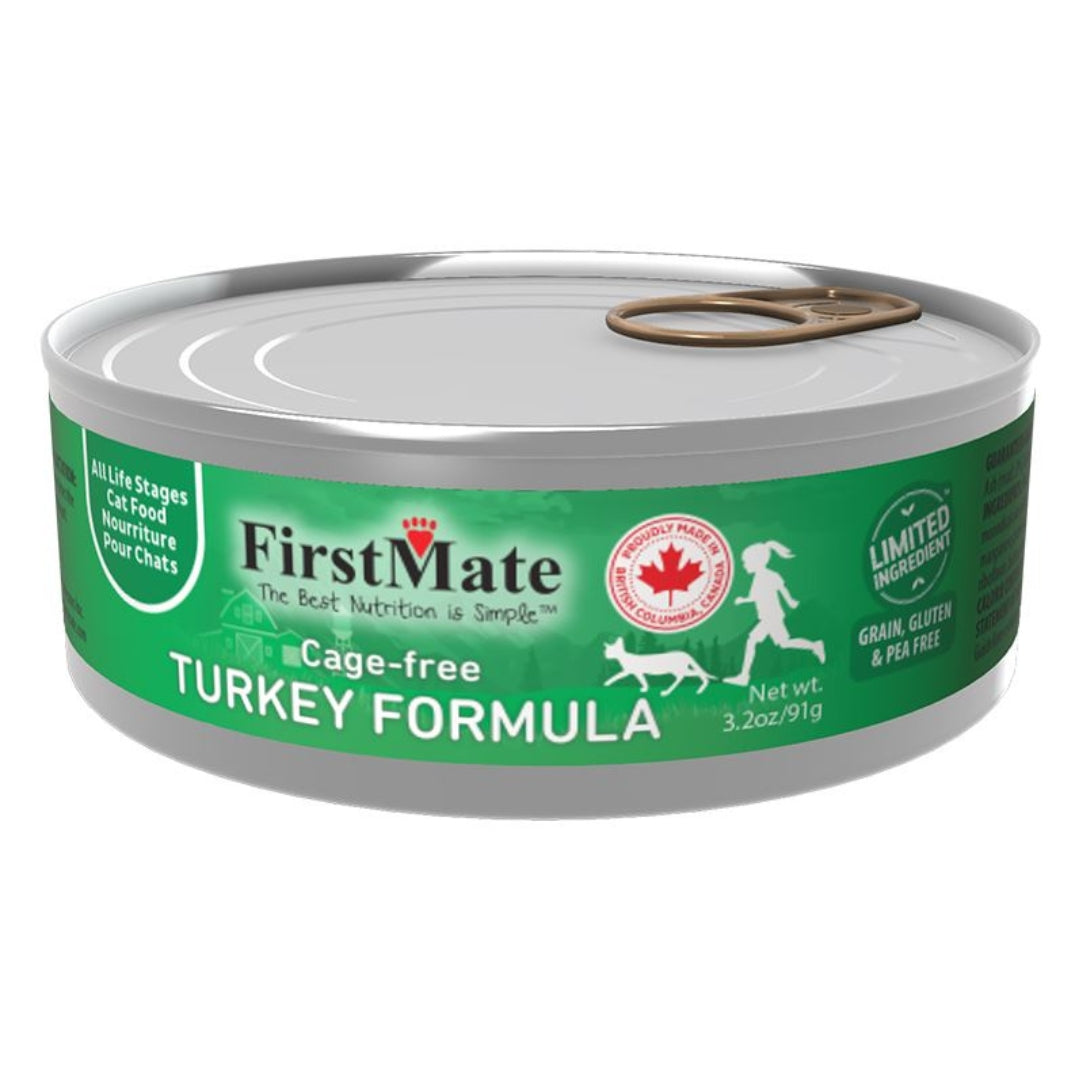 Firstmate Cat Limited Ingredient Grain Free Turkey 3.2oz. (Case of 24)