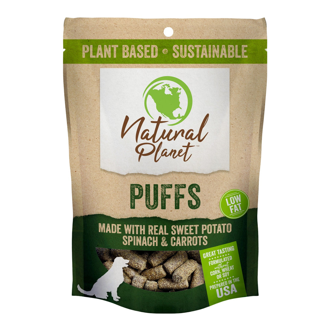 Natural Planet Dog Treat Veggie Puff 4oz.