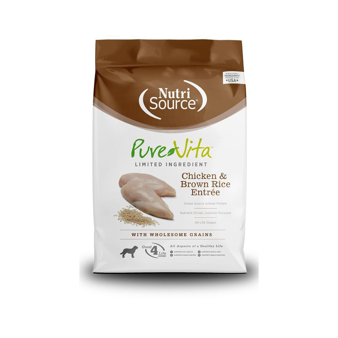 Pure Vita Dog Chicken & Rice 25Lb