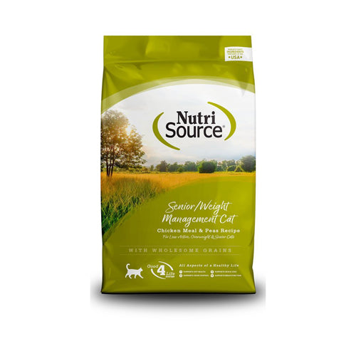 Nutrisource Cat Senior Weight Management Chicken & Rice 6.6Lb