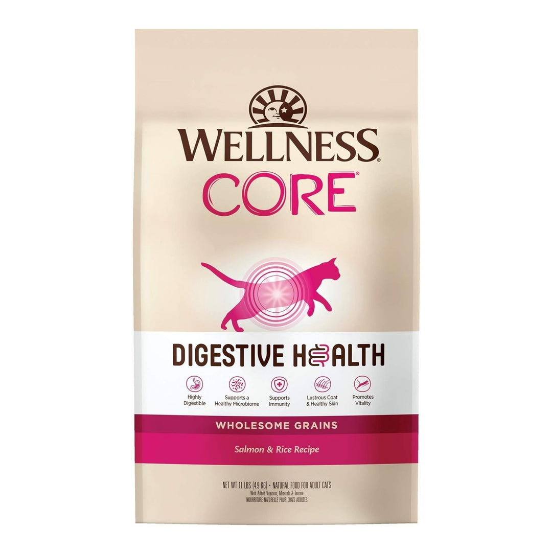 Wellness Cat Core Digestive Health Salmon Rice Receipe 11Lb