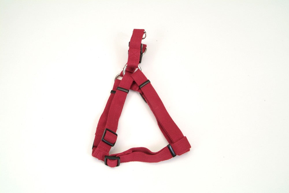 New Earth Soy Comfort Wrap Adjustable Dog Harness Cranberry 1ea/SM, 5/8In X 16-24 in