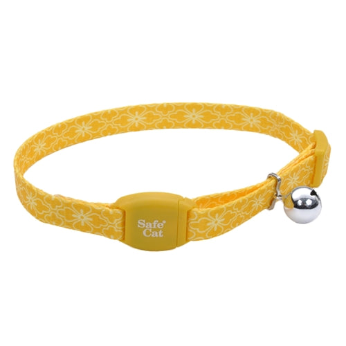 Coastal Pet Safe Breakaway Collar with Magnetic Buckle Golden Flower Bouquet 3/8