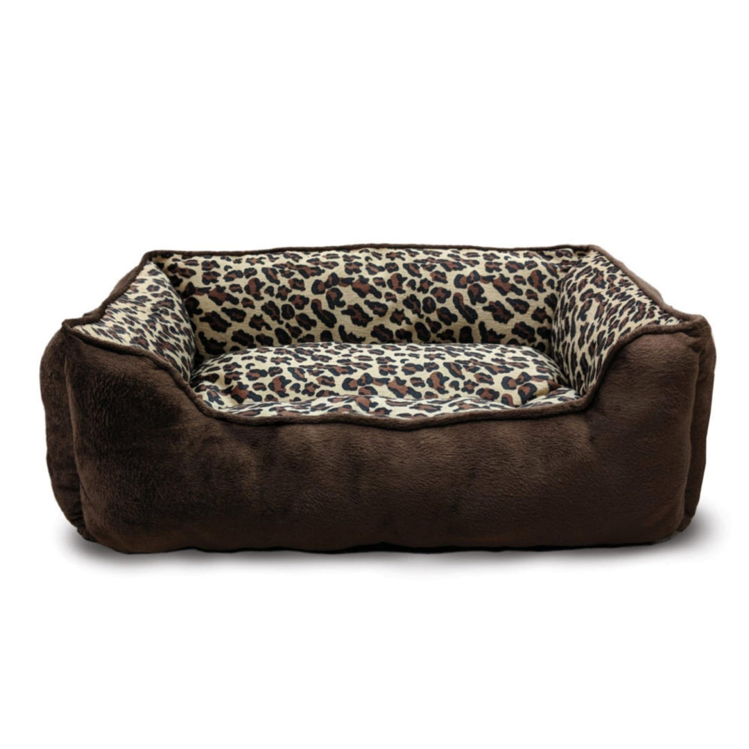 Ethical Pet Sleep Zone Cheetah Step In 31" Chocolate