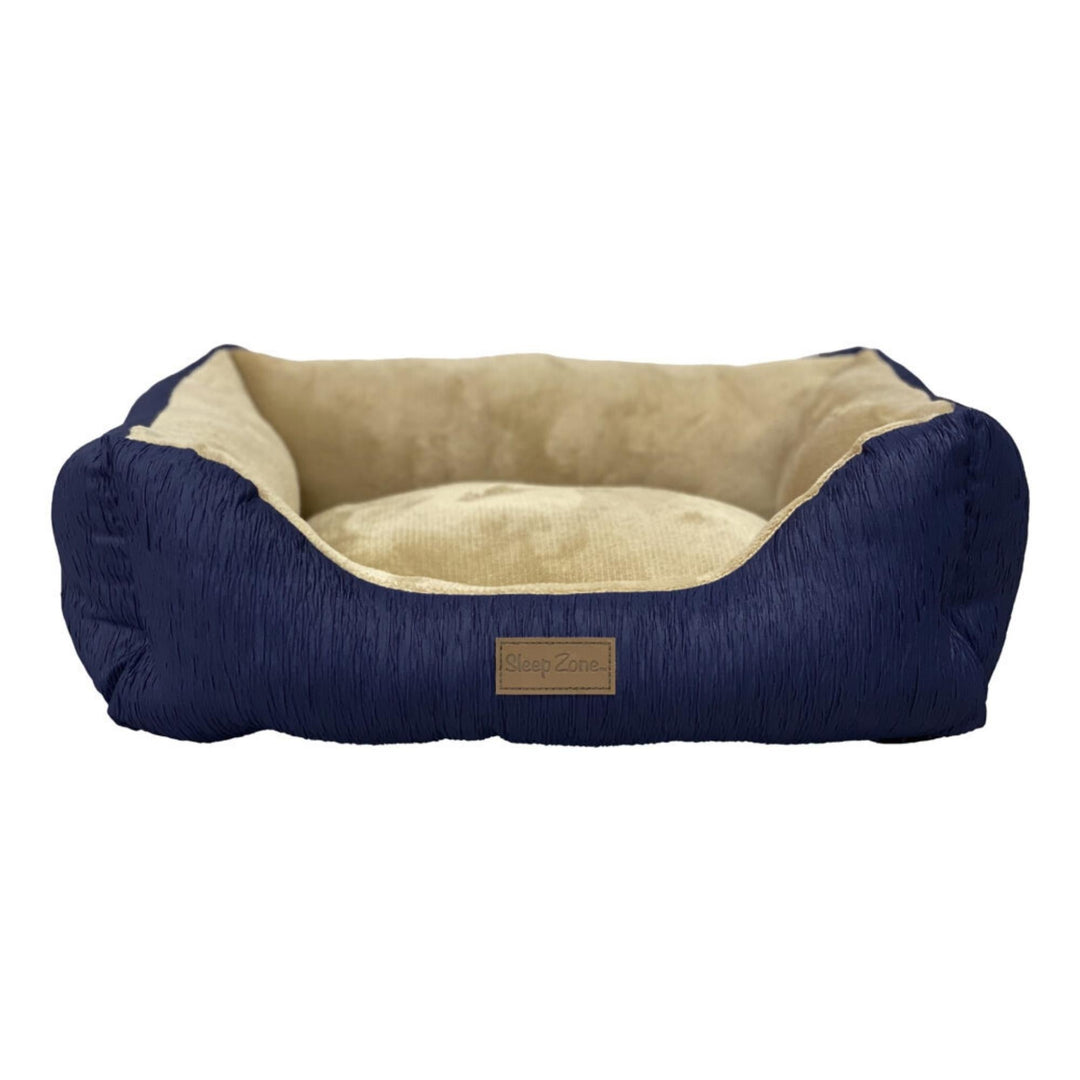 Ethical Pet Sleep Zone Wood Grain Stepin 20" Navy