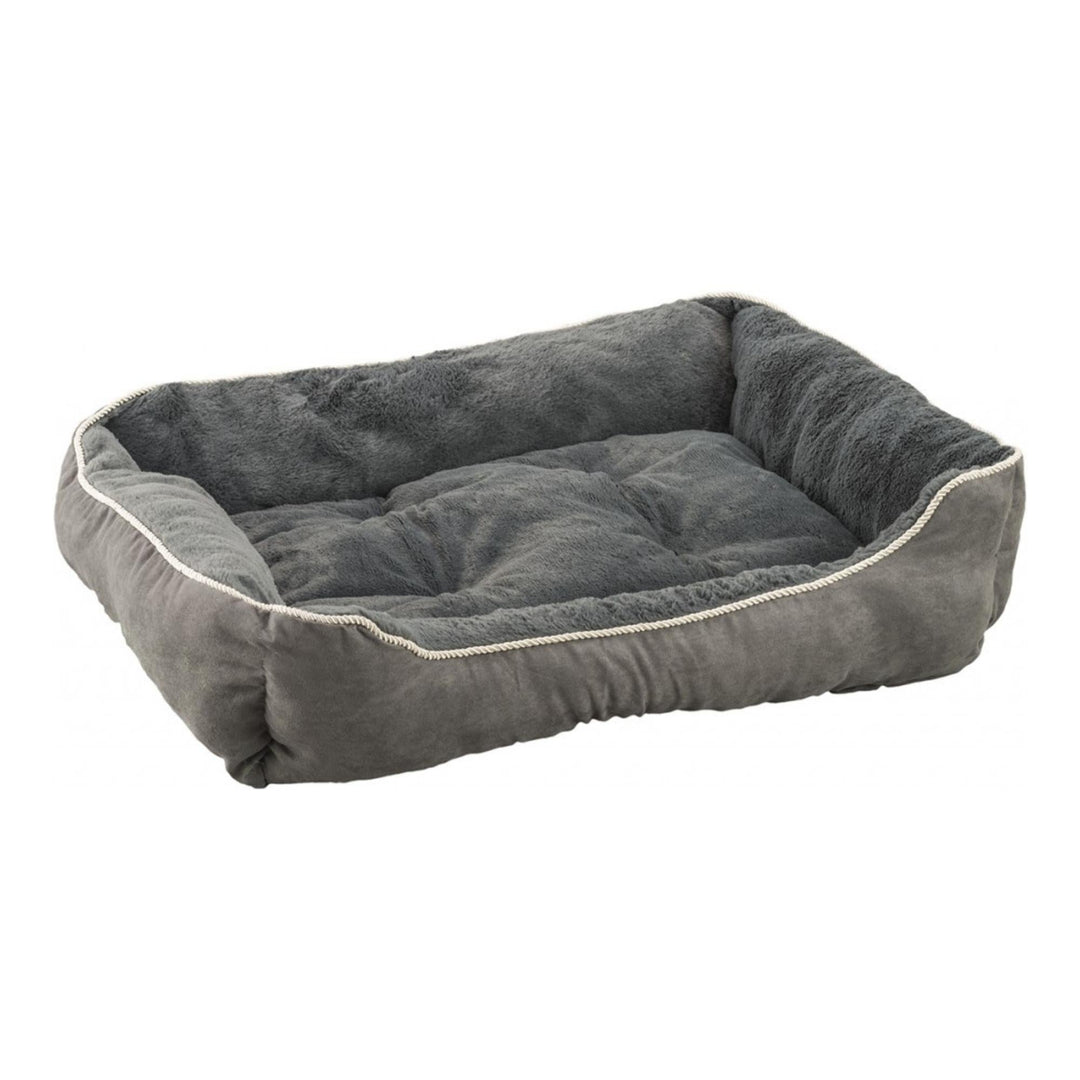 Ethical Pet Sleep Zone Piping Trim Slumber 28" Dark Gray