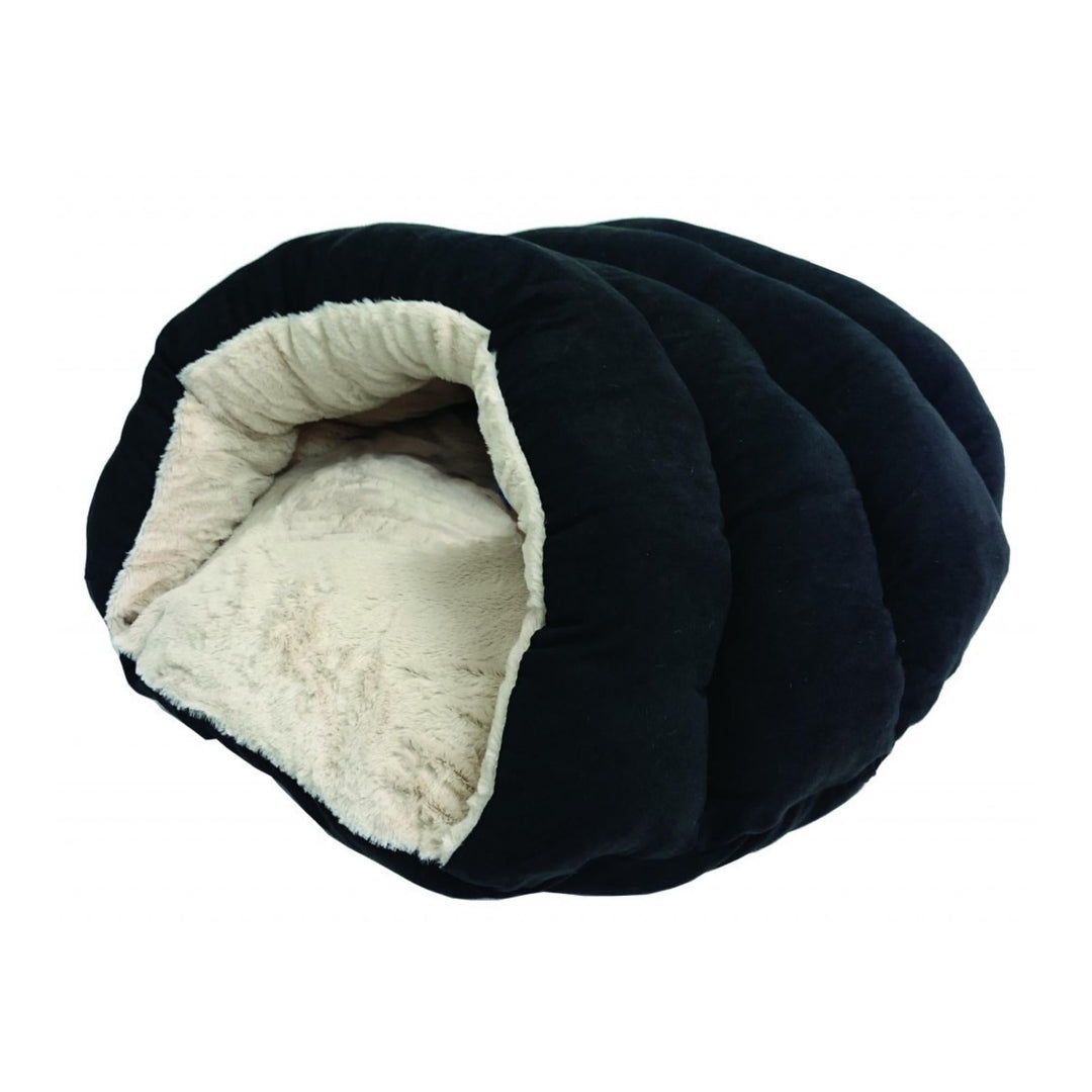 Ethical Pet Sleep Zone Cuddle Cave 22"Black