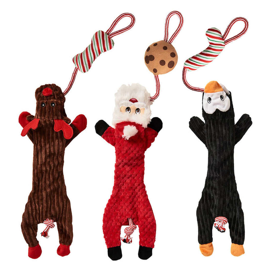 Ethical Pet Holiday Fun Tug Dog Toys Assorted 1ea/24 in