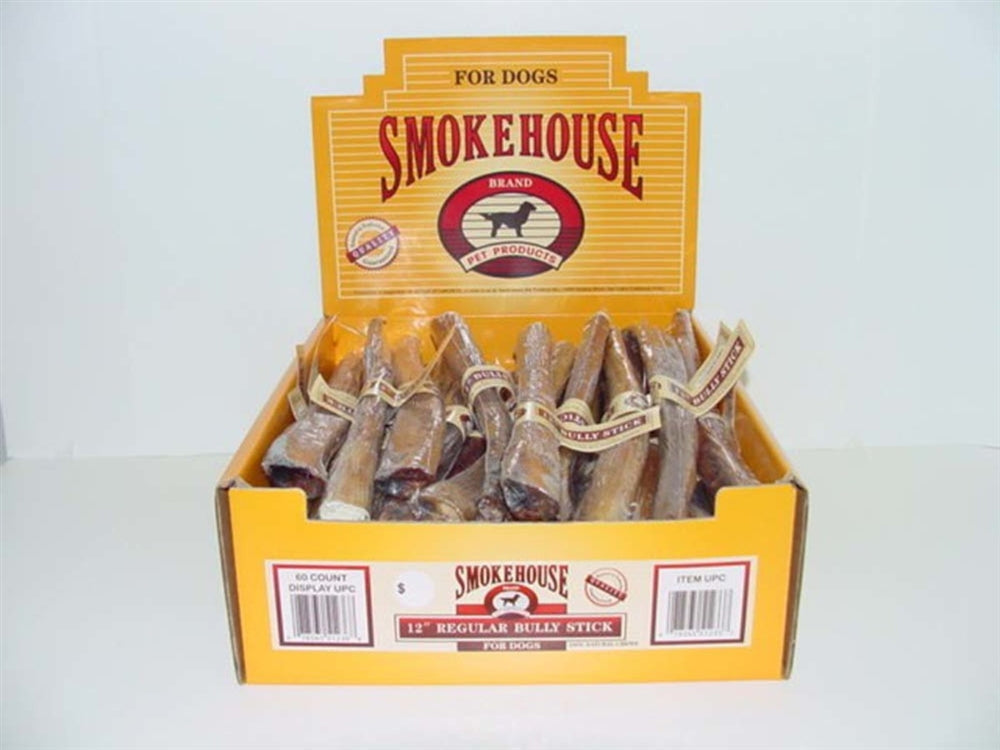 Smokehouse Bully Sticks Dog Treats 60ea/12 in, 60 ct