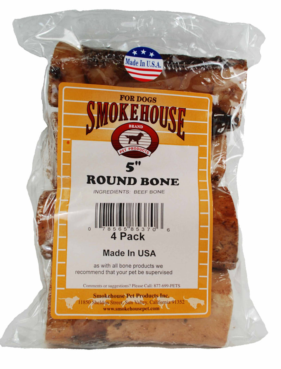 Smokehouse USA Made Round Bone 1ea/4 ct, 5 in