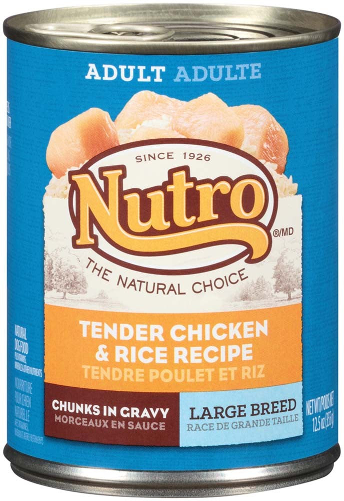 Nutro Products Large Breed Adult Wet Dog Food Chunky Chicken & Turkey Stew 12.5oz. (Case of 12)