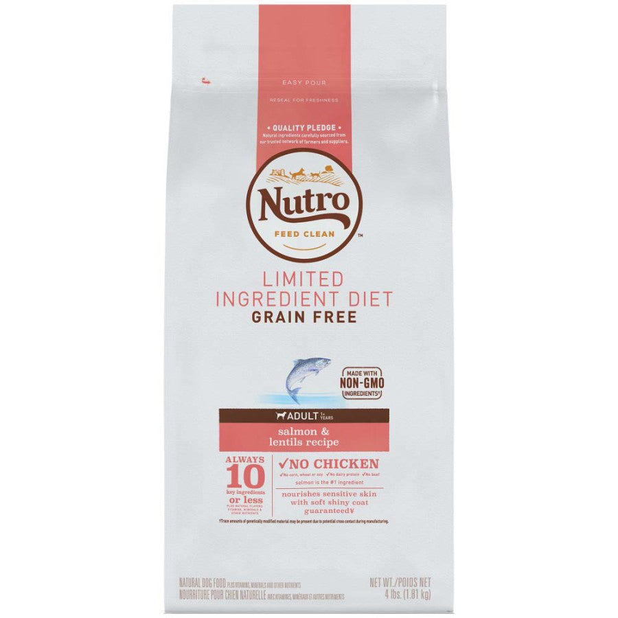 Nutro Products Limited Ingredient Diet Adult Dry Dog Food Salmon & Lentils 1ea/4 lb