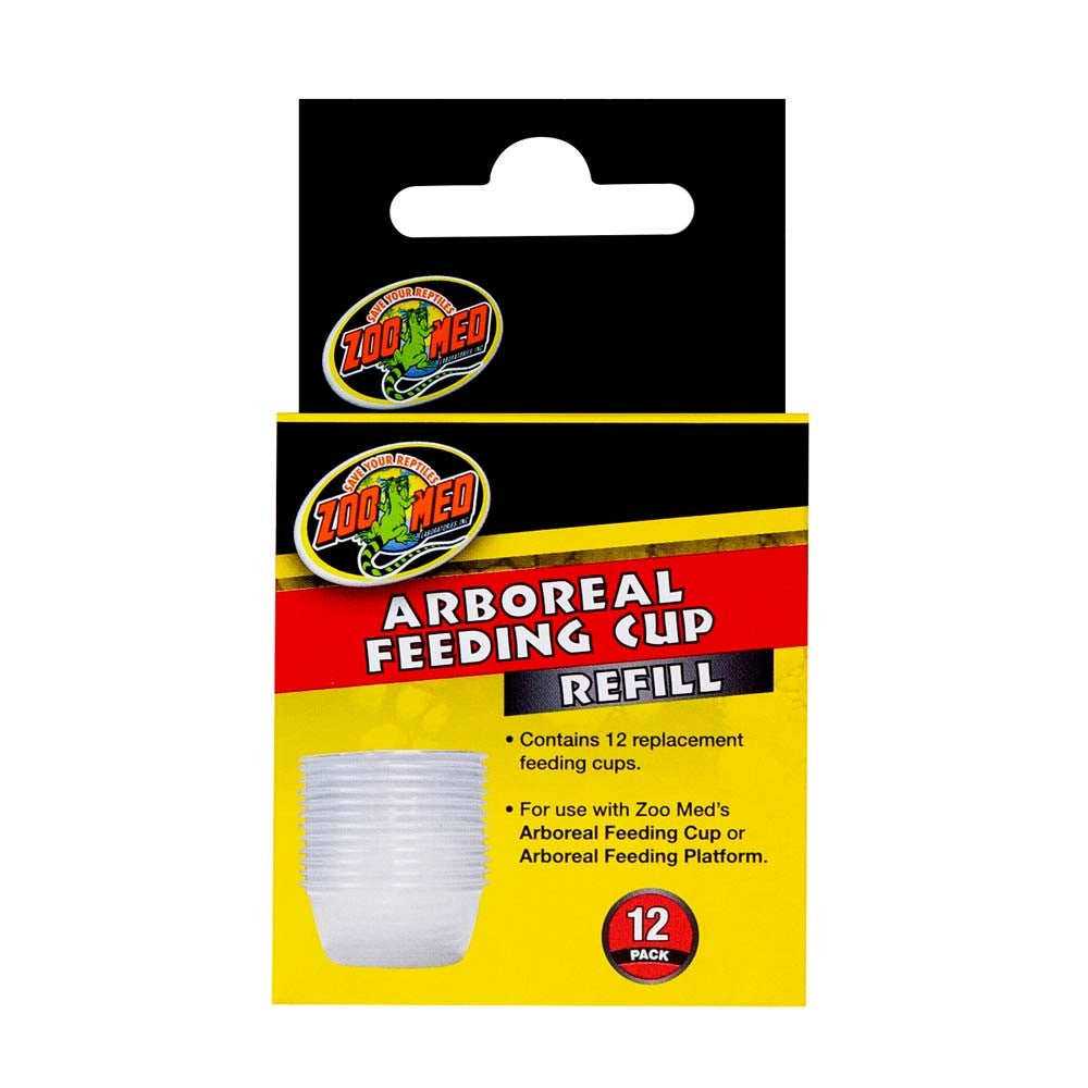 Zoo Med Arboreal Feeding Cup Refill White 1ea/12 pk