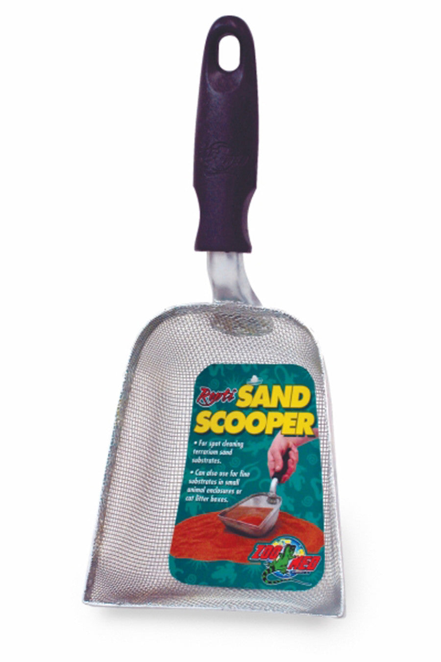 Zoo Med Repti Sand Scooper Black, Silver 1ea