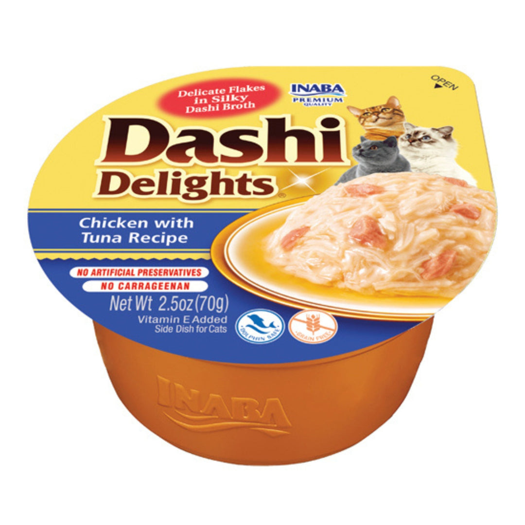 **Inaba Dashi Delight 2.5oz. Chicken Tuna (6 count)