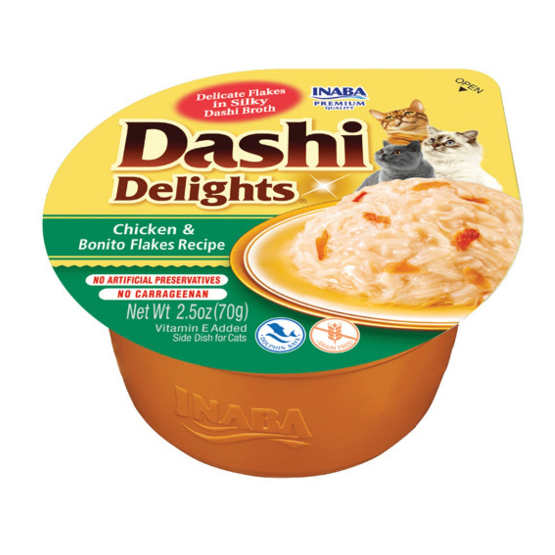 **Inaba Dashi Delight 2.5oz. Chicken Bonito Flakes (6 count)