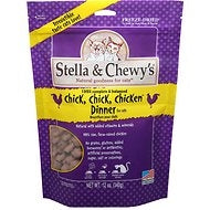 Stella and Chewys Cat Freeze Dried Chick Chick Chicken Dinner 18oz.