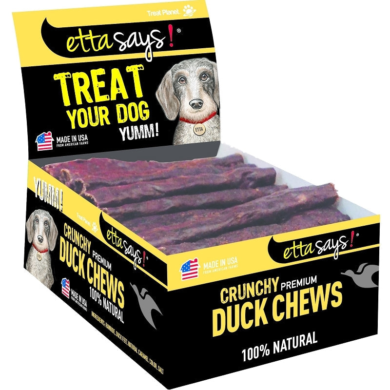 Etta Says, Crunchy Premium Duck Chews, 12Ct