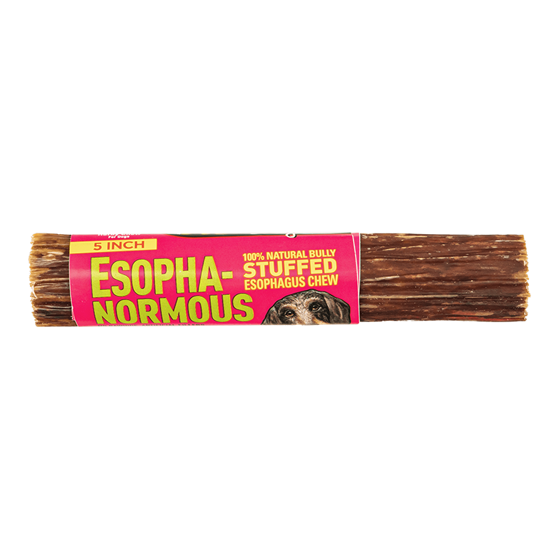 Etta Says Dog Grain Free Esophagus Bully Chew 5 Inch (Case of 20)