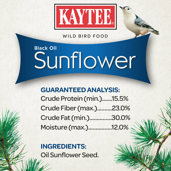 Kaytee Black Oil Sunflower Food 1ea/5 lb