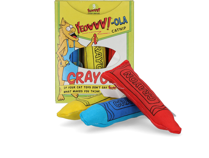 Yeowww! -ola Crayons Catnip Cat Toy 1ea/One Size