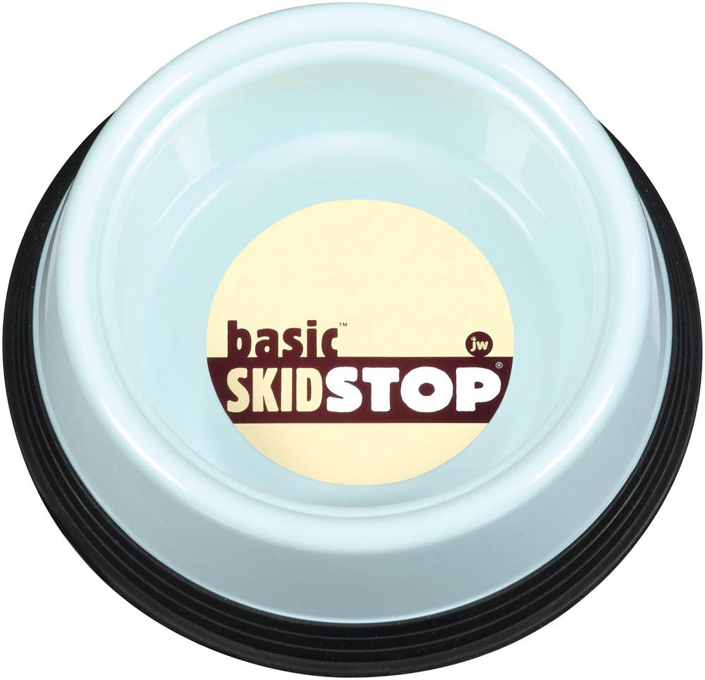 JW Pet Skid Stop Basic Dog Bowl Assorted 1ea/MD