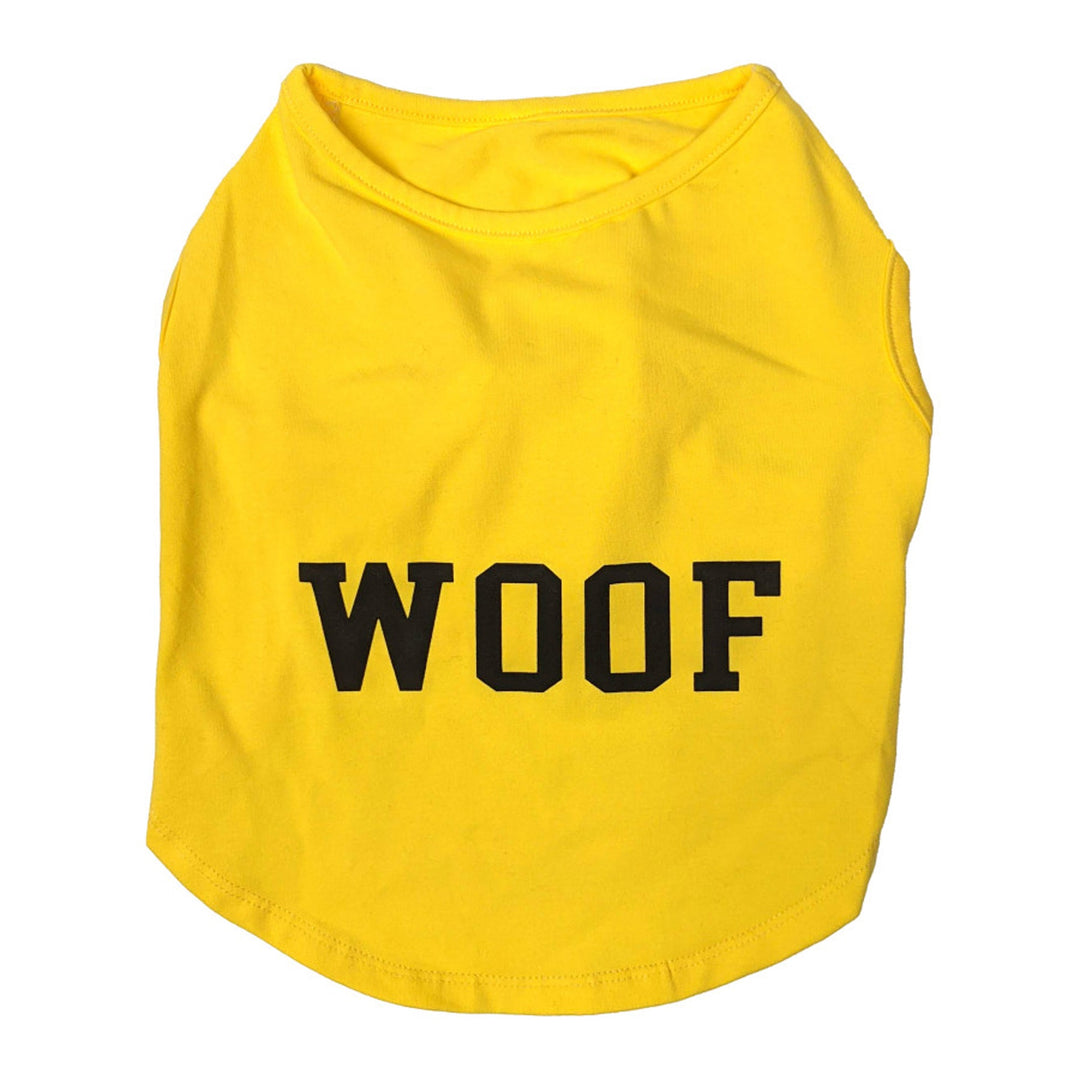 Ethical Products Cosmo Woof Tee Yellow X-Small