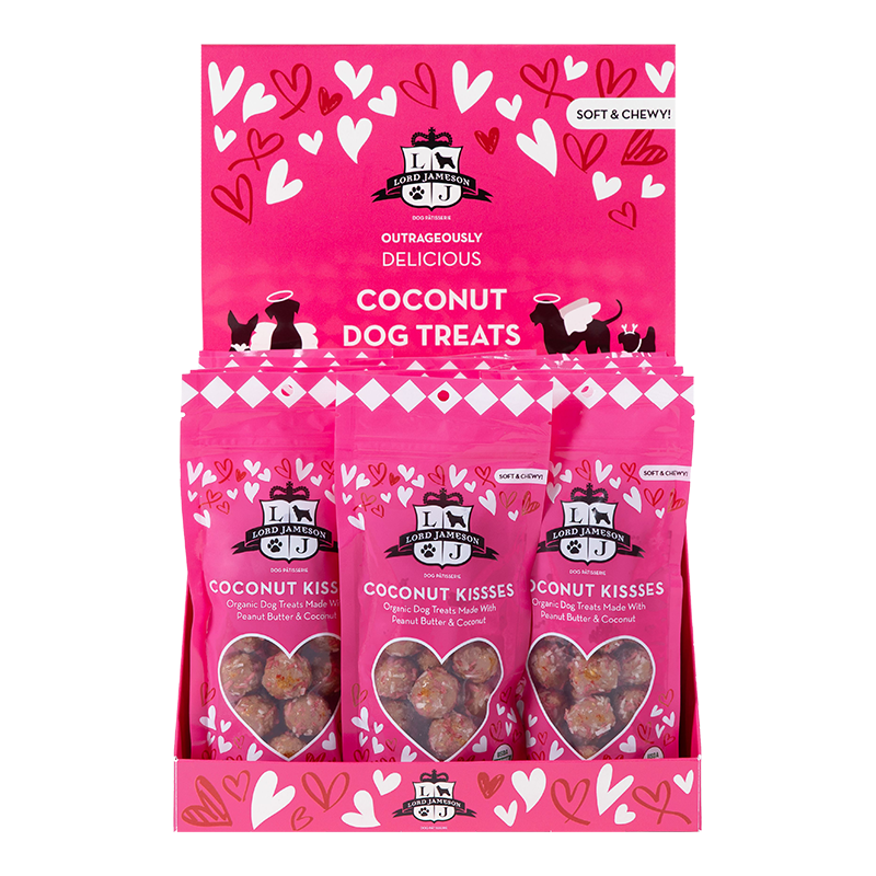 Lord Jameson Dog Coconut Kisses Pops 6oz.