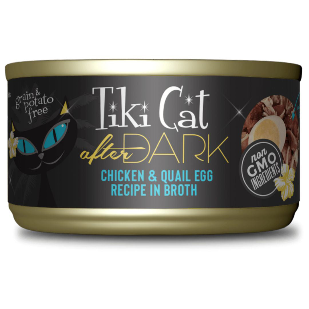 Tiki Pet Cat After Dark Pate Chicekn & Quail 2.8oz. (Case of 12)