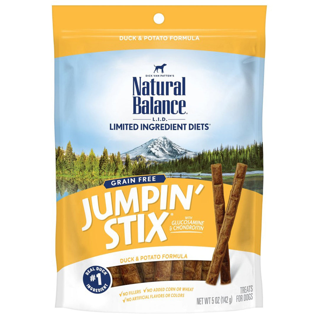 Natural Balance Pet Foods Rewards Jumpin' Stix Soft & Meaty Dog Treats Standard Duck 1ea/5 oz