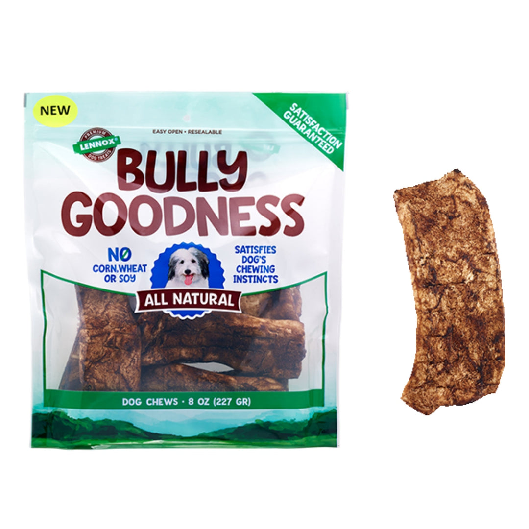 Lennox Bully Goodness Beef Skin 8oz.