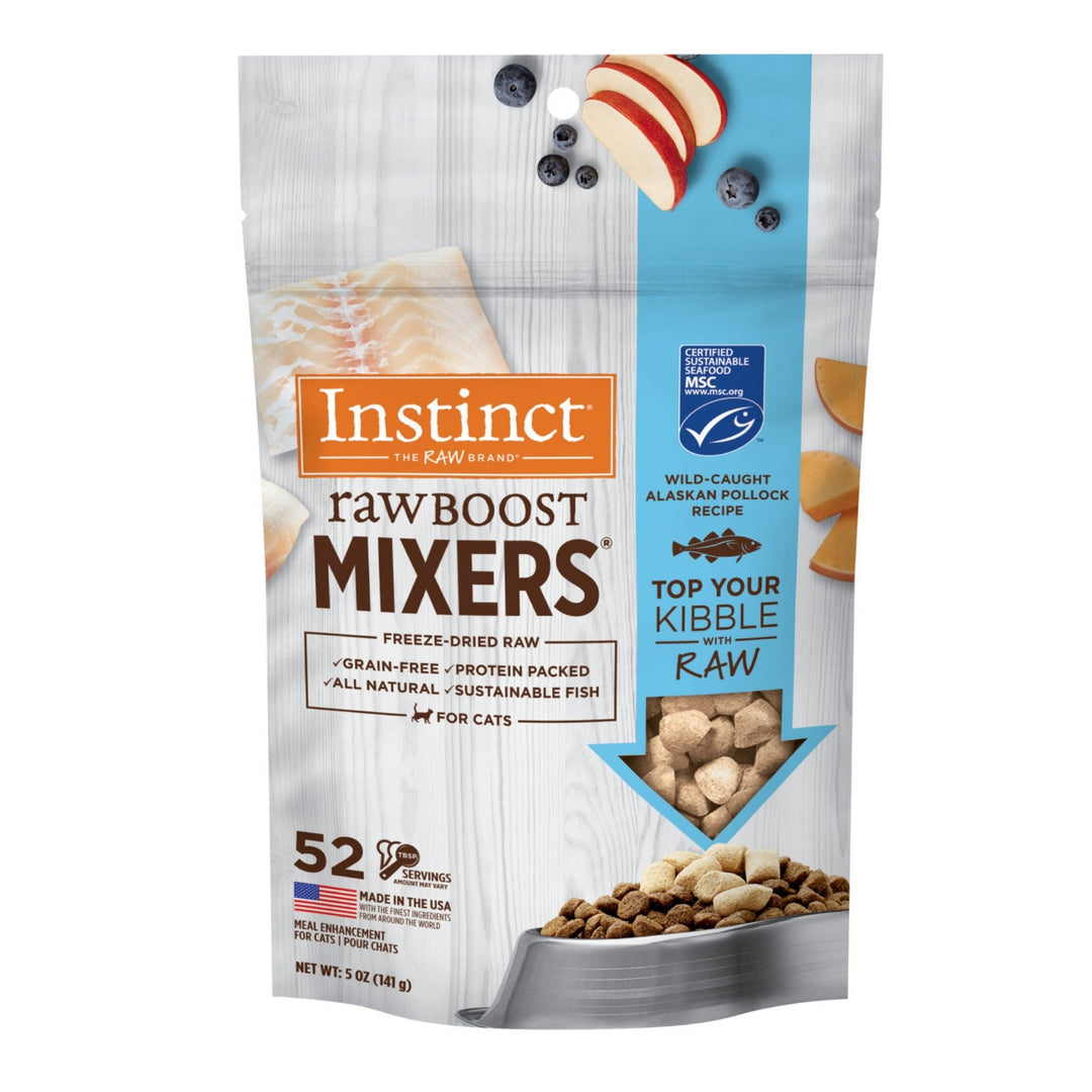 Natures Variety Instinct Raw Boost Mixers Cat Freeze-dried 5oz. Alaskan Pollock Topper