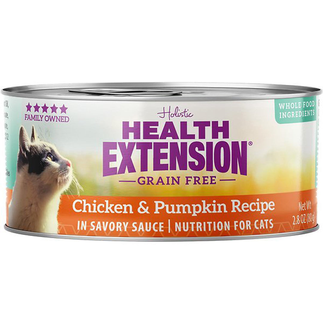 Health Extension Chicken and Pumpkin Cat Food 2.8oz (Case of 24)