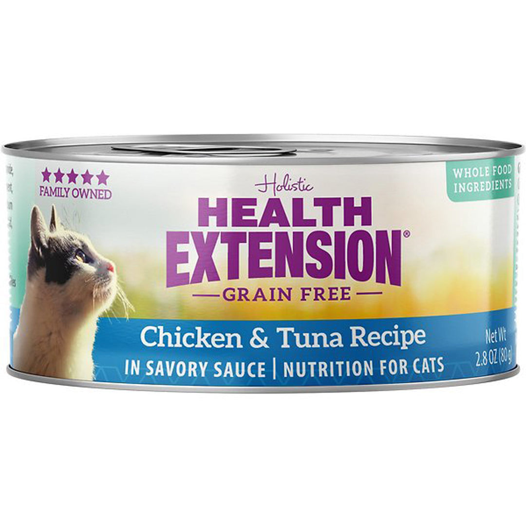 Health Extension Chicken and Tuna Cat Food 2.8oz (Case of 24)