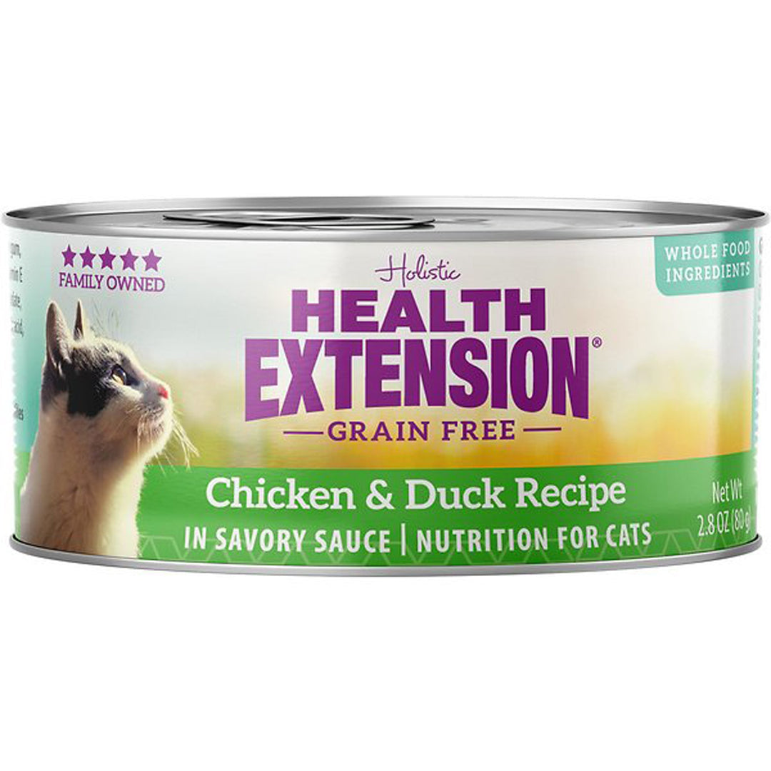 Health Extension Chicken and Duck Cat Food 2.8oz (Case of 24)